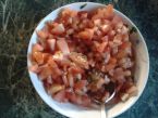 Bruschetta con aglio e pomodoro