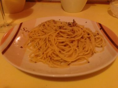 Spaghetti al tartufo