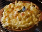 Penne s kuřecím masem a smetanovo-sýrovou omáčkou (zapečené v troubě)