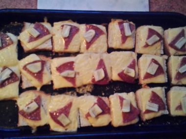 zapečené toasty