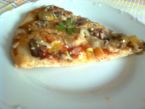 Recept Pizza se salámem, cuketou a bazalkou