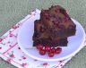 Brownies s rybízem nebo malinami