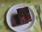 Brownies s rybízem nebo malinami