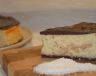 Kokosový cheesecake s čokoládovým ganache