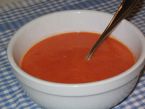 Rajská polévka z rajčat