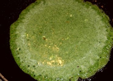Špenátová omeleta - rychlá