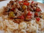 Picadillo - hovězí maso s rajčaty a olivami