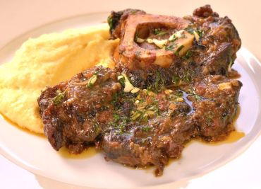 Osso buco s gremolatou