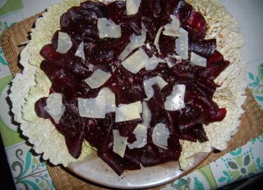 Carpaccio z červené řepy recept