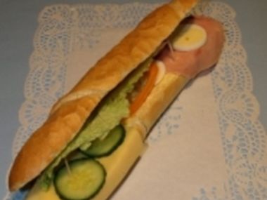Plněná bageta