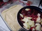 Fruit cobbler - ovocný americký nákyp se zmrzlinou