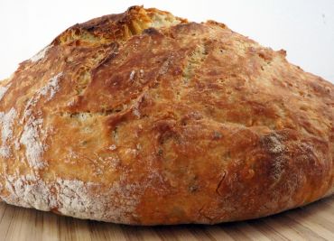 Irský chléb s podmáslím bez kynutí