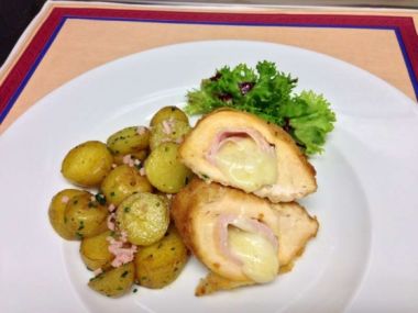 Telecí řízky Cordon Bleu