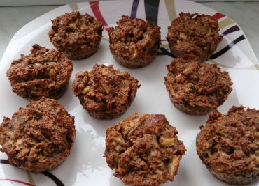 Jablečné muffiny (bez cukru a mouky)