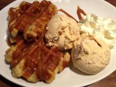 Wafle se zmrzlinou
