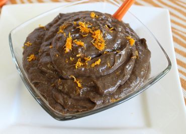Pomerančovo-kakaový pudink