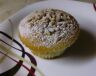 Jahodové muffiny s drobenkou