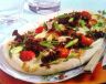 Pizza s gorgonzolou a masem