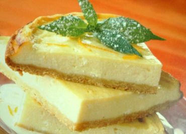 Citronový cheesecake