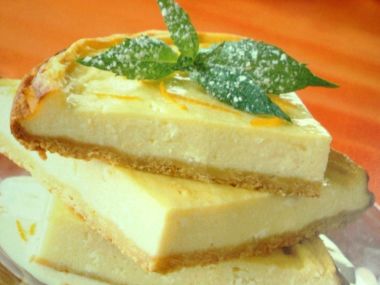 Citronový cheesecake