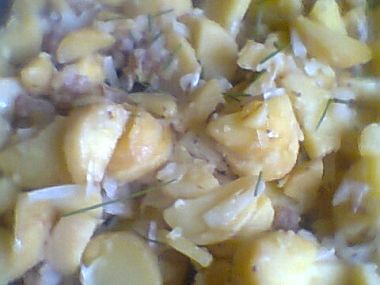 Brambory na cibulce se škvarkami