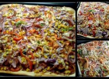 Pizza z lístkového těsta