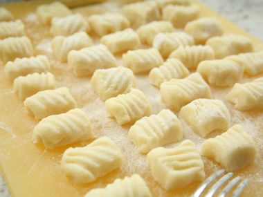 Bramborové gnocchi+