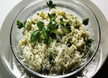 Green risotto