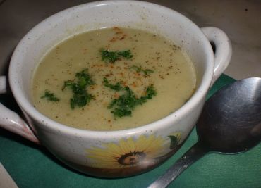 Kořeněná květáková polévka podle Dity P.