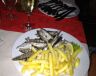 Smažené sardinky s česnekem
