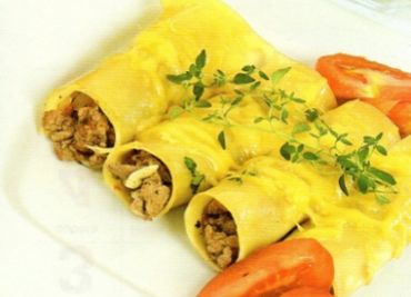 Cannelloni s masovou náplní