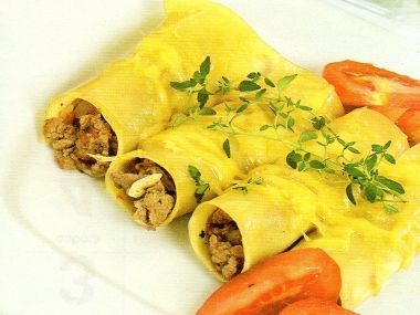 Cannelloni s masovou náplní