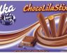 Bílkové řezy s milka tyčinkami