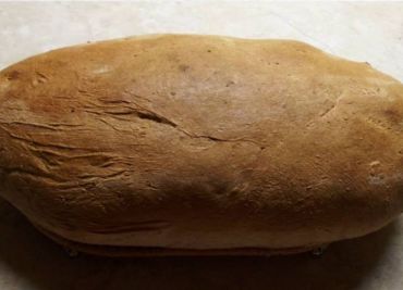 Kmínový chleb těsto z domácí pekárny