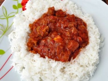 Jamajské kozľacie curry