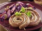 Pečená vinná klobása s chilli omáčkou