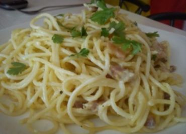 Houbové špagety