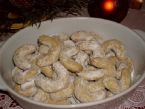Vanilkové rohlíčky s vlašskými ořechy