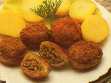Smažené plněné žampiony - dia S 25,2