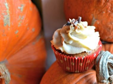 Dýňové cupcakes s mascarpone