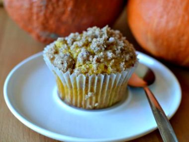 Dýňové muffiny s pekanovými ořechy