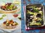 Zeleninový salát s paprikami, okurkou a sýrem