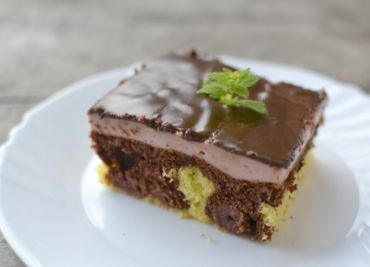 Višňový dezert s čokoládou