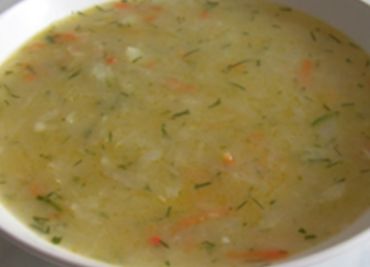 Kedlubnová (brukvová) polévka