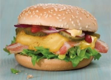 Klasický grilovaný hamburger