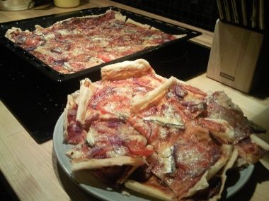 Domácí celozrnná pizza