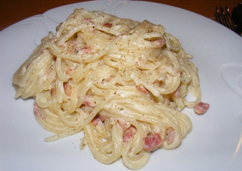 Recept: Špagety Carbonara italské | Tradičnírecepty.cz