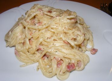 Špagety Carbonara italské
