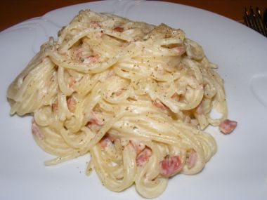 Špagety Carbonara italské