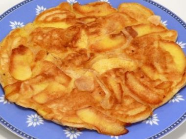 Piškotová omeleta - dia